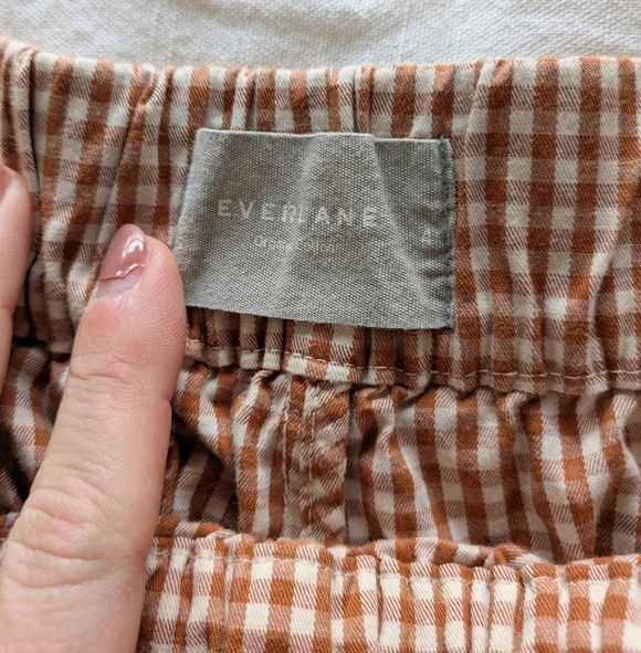 Everlane 5" Gingham Easy Shorts - Picture 4 of 8
